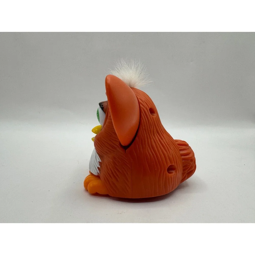 McDonalds Furby Toy‎ Kids One Size Orange Vintage 1998 Tiger Electronics Plastic